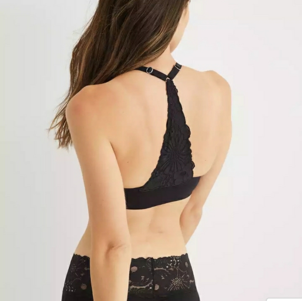 Aerie Black Wireless Bra